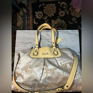 Coach Ashley and carriage satchel..GUC